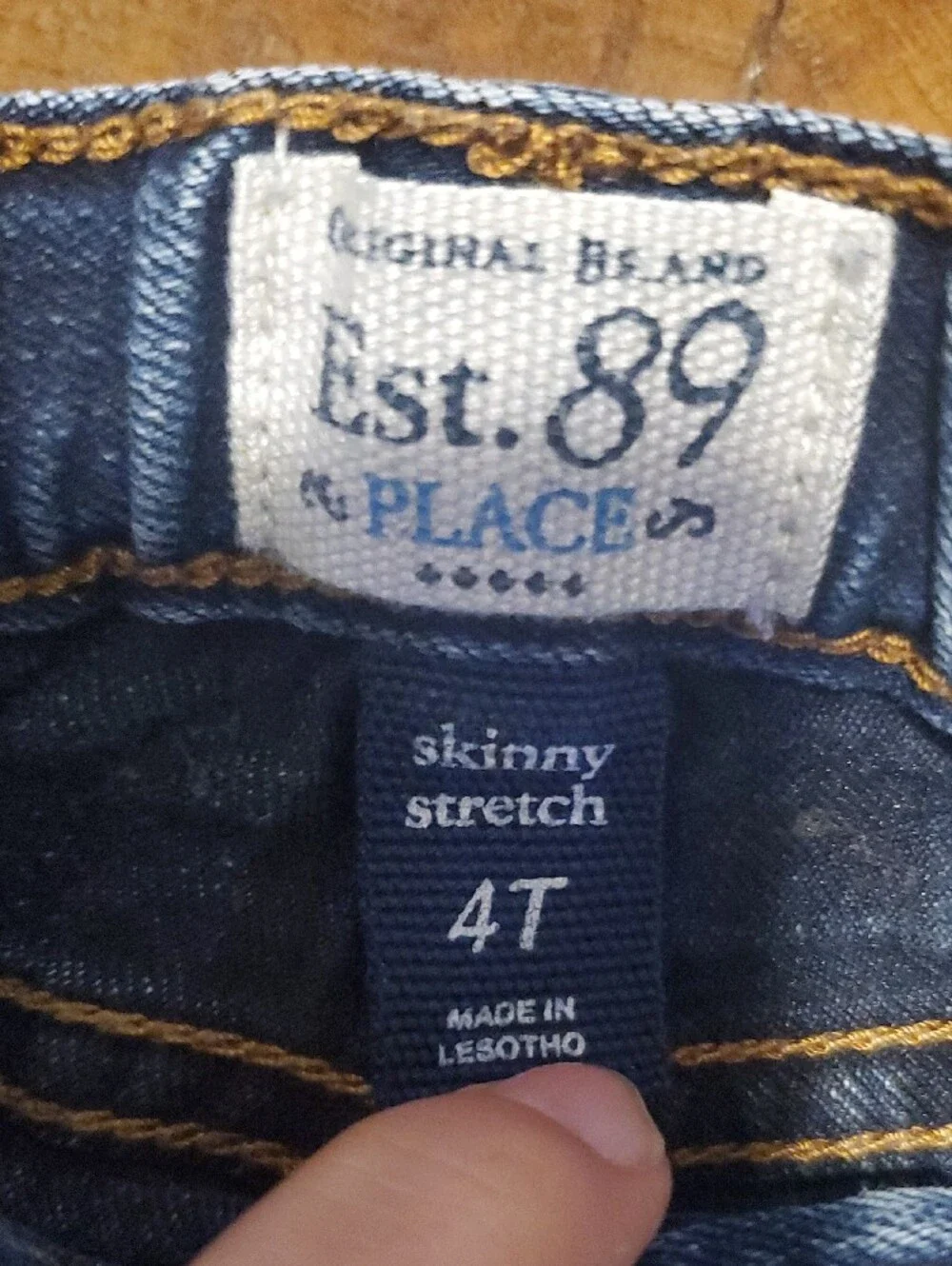 The Children's Place Blue Kids Denim Jeans - Straight Leg